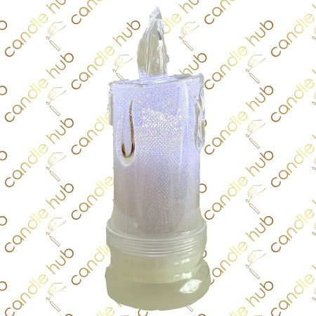 Свічка LED C502 (976) 14,5см холодне біле світло (бат. в комп. 2хАА) (12уп/ящ) а6 Свічка LED C502 (976) 14,5см холодне біле світло (бат. в комп. 2хАА) (12уп/ящ) а6
