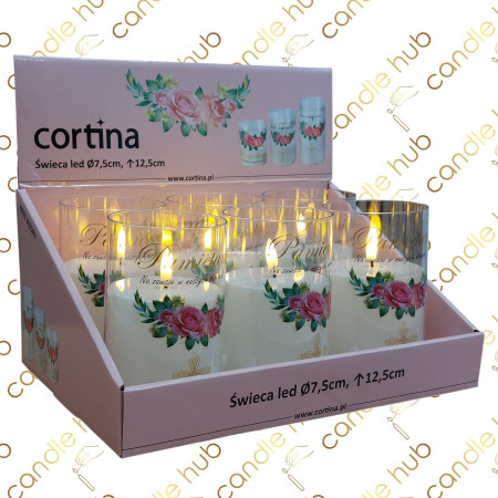 Свічка LED C5/24/JFN в стакані 12,5см. (8уп/ящ) a6 Свічка LED C5/24/JFN в стакані 12,5см. (8уп/ящ) a6