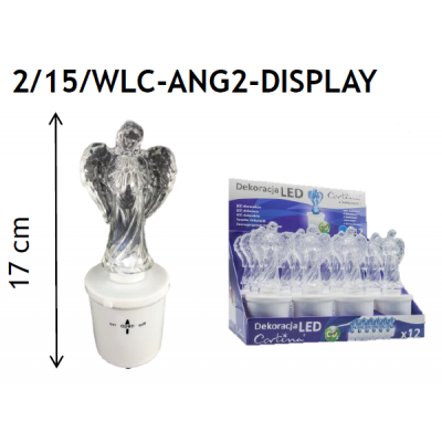 Вклад LED (Ангел/Марія/Ісус) C2/15 з батарейкою (2xR14) (8уп/ящ) а12 Вклад LED (Ангел/Марія/Ісус) C2/15 з батарейкою (2xR14) (8уп/ящ) а12