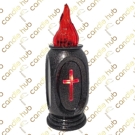 Свічка LED VASO графіт 16см C5/24/WLC (16уп/ящ) a6