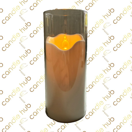 Свічка LED GC704 (562) вис.-12,5см. д.-5,5см. тепле біле мигаюче світло в задимленому стакані (бат.в комп. 2хАА) (12уп/ящ) а12 Свічка LED GC704 (562) вис.-12,5см. д.-5,5см. тепле біле мигаюче світло в задимленому стакані (бат.в комп. 2хАА) (12уп/ящ) а12