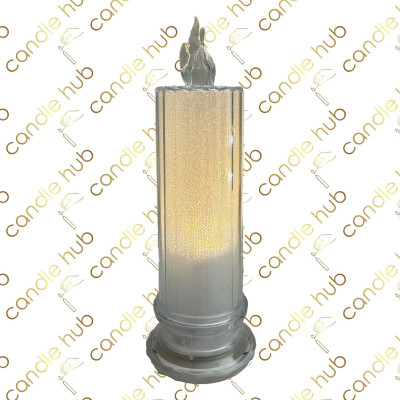 Свічка LED C503 (782) ребриста колона вис.-20см. д.-6,5см. тепле біле світло (бат.в комп. 2хАА) (12уп/ящ) а6 Свічка LED C503 (782) ребриста колона вис.-20см. д.-6,5см. тепле біле світло (бат.в комп. 2хАА) (12уп/ящ) а6