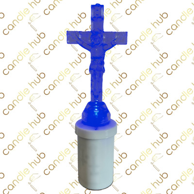 Вклад LED S5krz (C387) вис.-16,8см. д.-5,4см. бланитний (бат. в комп. 2хАА) (12уп/ящ) а12 Вклад LED S5krz (C387) вис.-16,8см. д.-5,4см. бланитний (бат. в комп. 2хАА) (12уп/ящ) а12
