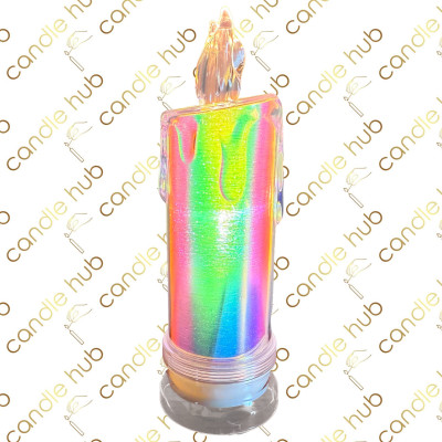 Свічка LED C502 (981) 18см. д.-5,8см. різнокольорове мигаюче світло (бат. в комп. 2хАА) (12уп/ящ) а6 Свічка LED C502 (981) 18см. д.-5,8см. різнокольорове мигаюче світло (бат. в комп. 2хАА) (12уп/ящ) а6