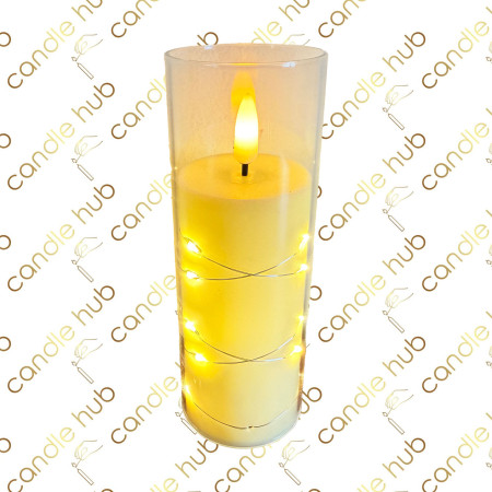 Свічка LED GC711 (363) бежева вис.-15см. д.-5,5см. тепле біле мигаюче світло (бат. 2хАА відсутні) (18уп/ящ) а4 Свічка LED GC711 (363) бежева вис.-15см. д.-5,5см. тепле біле мигаюче світло (бат. 2хАА відсутні) (18уп/ящ) а4