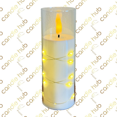 Свічка LED GC711 (359) біла вис.-15см. д.-5,5см. тепле біле мигаюче світло (бат. 2хАА відсутні) (18уп/ящ) а4 Свічка LED GC711 (359) біла вис.-15см. д.-5,5см. тепле біле мигаюче світло (бат. 2хАА відсутні) (18уп/ящ) а4