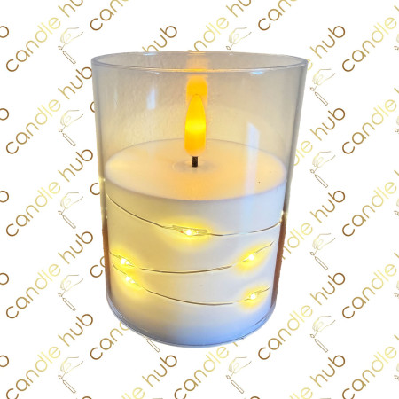 Свічка LED GC710 (365) біла вис.-10см. д.-7,8см. тепле біле мигаюче світло (бат. 2хАА відсутні) (18уп/ящ) а4 Свічка LED GC710 (365) біла вис.-10см. д.-7,8см. тепле біле мигаюче світло (бат. 2хАА відсутні) (18уп/ящ) а4