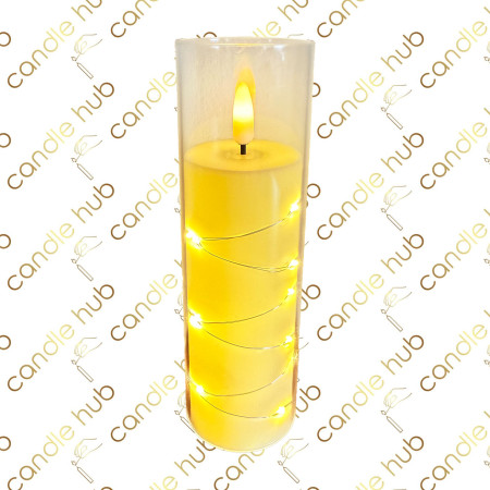 Свічка LED GC711 (364) бежева вис.-17.5см. д.-5,5см. тепле біле мигаюче світло (бат. 2хАА відсутні) (18уп/ящ) а4 Свічка LED GC711 (364) бежева вис.-17.5см. д.-5,5см. тепле біле мигаюче світло (бат. 2хАА відсутні) (18уп/ящ) а4