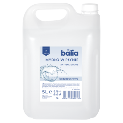 Рідке мило для рук з дозатором Bispol AURA care Без запаху 5л. BHW-005-000