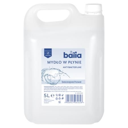 Рідке мило для рук з дозатором Bispol AURA care Без запаху 5л. BHW-005-000 Рідке мило для рук з дозатором Bispol AURA care Без запаху 5л. BHW-005-000