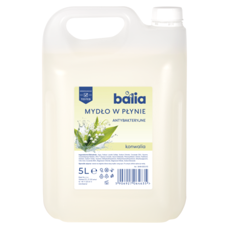 Рідке мило для рук з дозатором Bispol AURA care Конвалія 5л. BHW-005-015 Рідке мило для рук з дозатором Bispol AURA care Конвалія 5л. BHW-005-015
