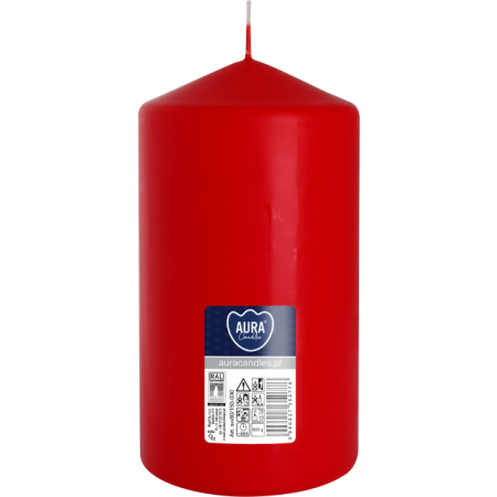 Свічка циліндр sw80/150-030 червона (6шт/уп)