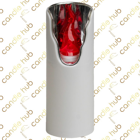Вклад LED Subito декор срібний C336 висота-11см, діаметр-4см (16уп/ящ) а12 Вклад LED Subito декор срібний C336 висота-11см, діаметр-4см (16уп/ящ) а12
