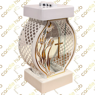 Лампадка Glamur Kolo Rattan велика біла + рамка (330 x 230 мм) (4шт/уп) Лампадка Glamur Kolo Rattan велика біла + рамка (330 x 230 мм) (4шт/уп)