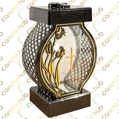 Лампадка Glamur Kolo Rattan велика чорна + рамка (330 x 230 мм) (4шт/уп) Лампадка Glamur Kolo Rattan велика чорна + рамка (330 x 230 мм) (4шт/уп)
