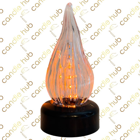 Свічка LED SMD бурштин чорна C1021 вис.-15см. жовте світло (бат.в комп. 2хАА) (6уп/ящ) а12 Свічка LED SMD бурштин чорна C1021 вис.-15см. жовте світло (бат.в комп. 2хАА) (6уп/ящ) а12