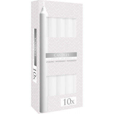 Свічка столова канделла висока s10-x (12уп/ящ) а10 Свічка столова канделла висока s10-x (12уп/ящ) а10
