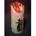 Свічка LED RICO золота 15,8см C1/23/SLC (8уп/ящ) а6