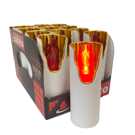 Вклад LED Subito dekor 344 висота-11см, діаметр-4см (16уп/ящ) а12