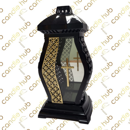 Лампадка Waza Rattan велика чорна + декор (380 x 230 x 155 мм) (4шт/уп) Лампадка Waza Rattan велика чорна + декор (380 x 230 x 155 мм) (4шт/уп)